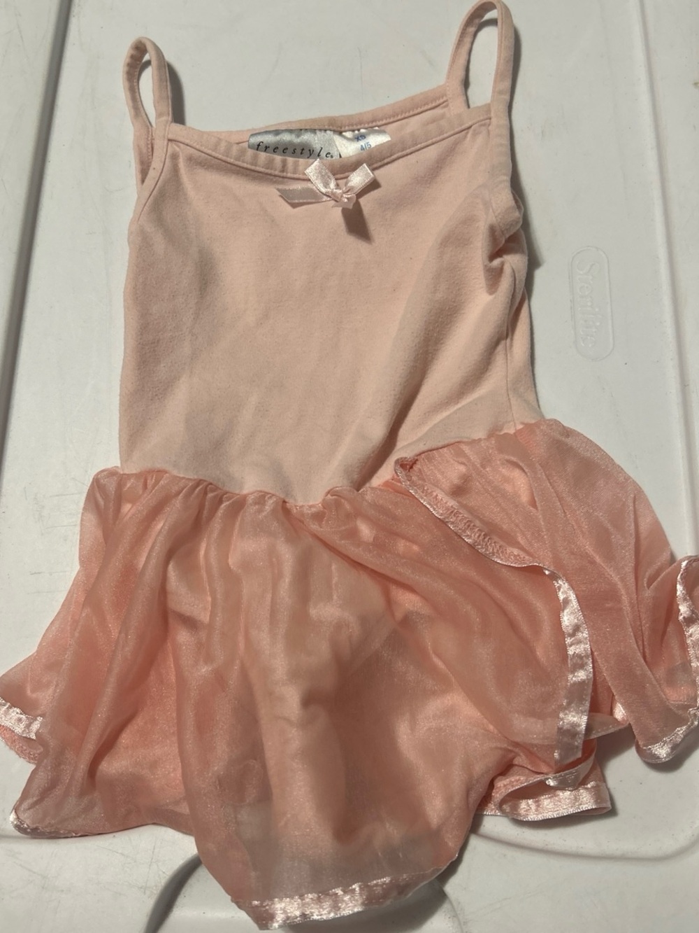 Freestyle Pink Peach Ballet Tutu Leotard